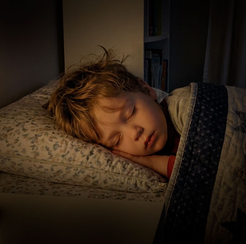 Child sleeping peacefully